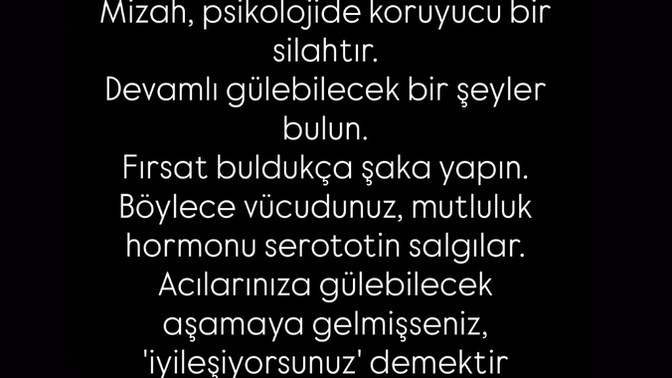 Travmalarınızla uzun süre geçtikten sonra dalga geçebiliyor musunuz?