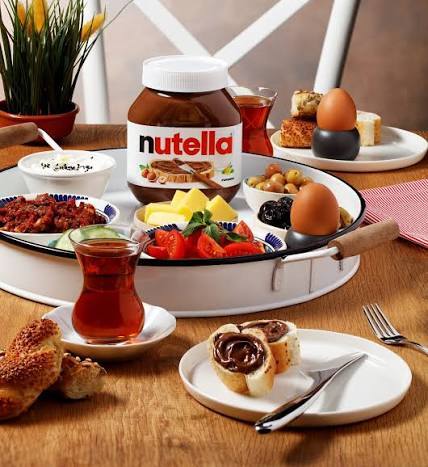 Sabah kahvaltısında nutella yermisiniz?