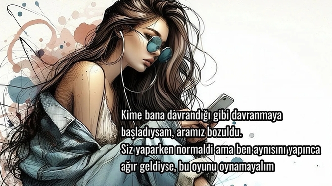 Size yapılanın aynısını bir başkasına yaptınız mı?