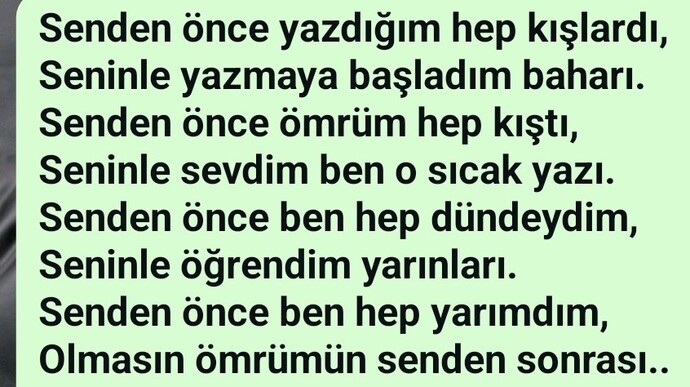 Yazdığım ve reddeddilmeme sebep olan şiir?