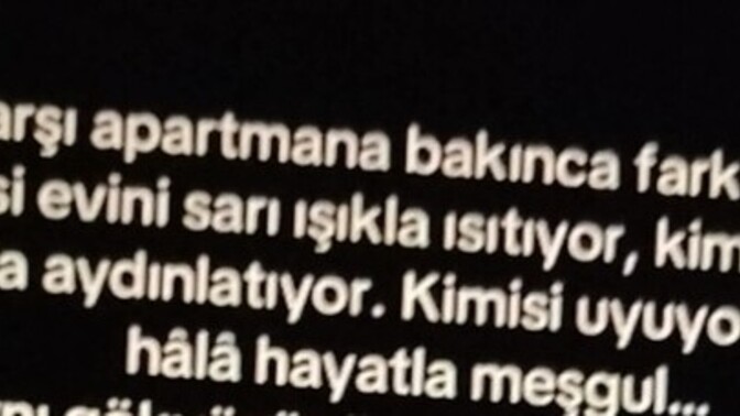 Aynı gökyüzünün altında bambaşka tercihleri, bambaşka hikayeleri olan insanlar değil miyiz?