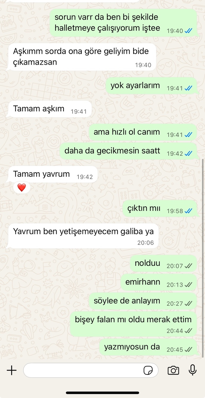 Bugün buluşucaktık sevgilimle galiba yetişemicem dedi sonra da ne yazdı ne aradı sizce ne olmuş olabilir?