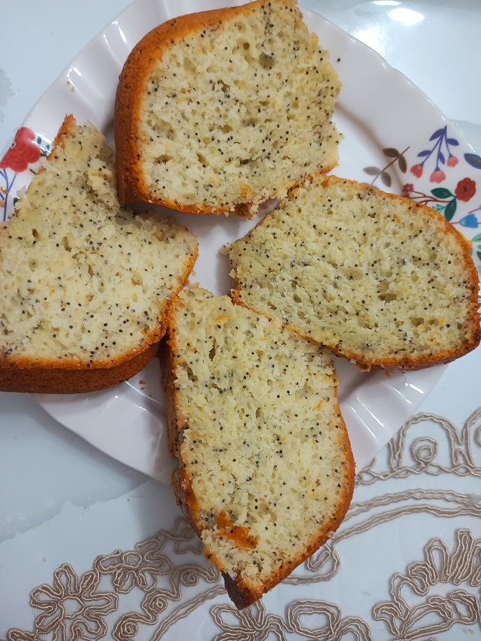 Limonlu haşhaşlı kekim nasıl olmuş?