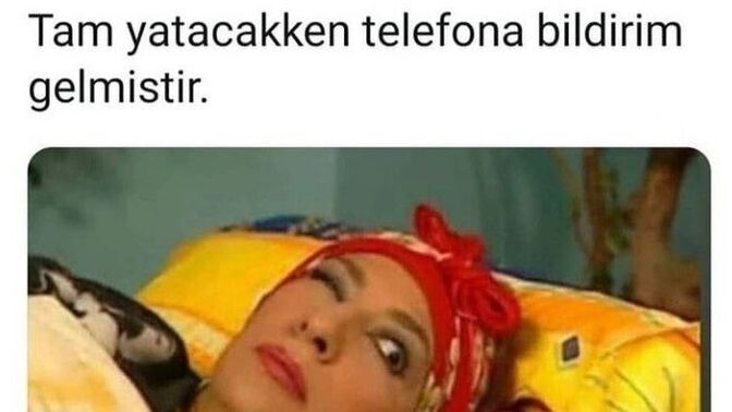 Tam uyurken bildirim gelse ne yaparsınız?