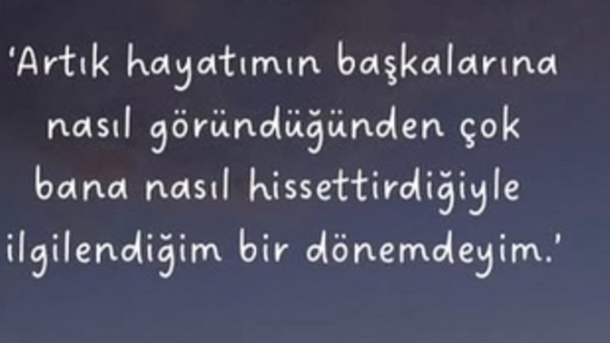 Yaşadığınız hayat size nasıl hissettiriyor?