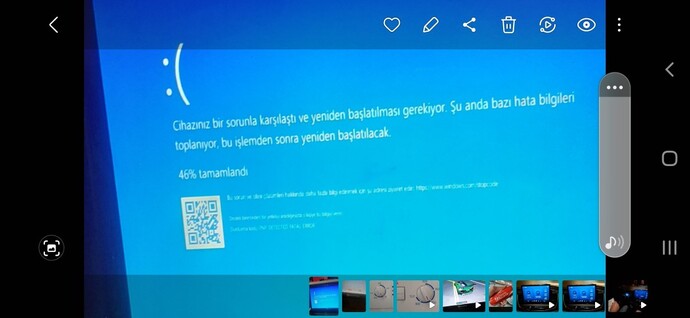 Laptopum yine mavi ekran verdi?