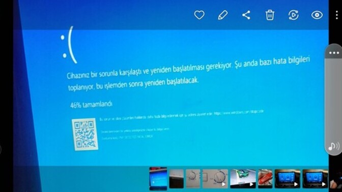 Laptopum yine mavi ekran verdi?