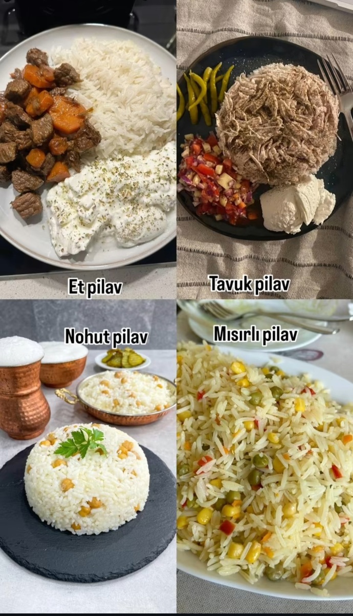 Neli pilav seversiniz?