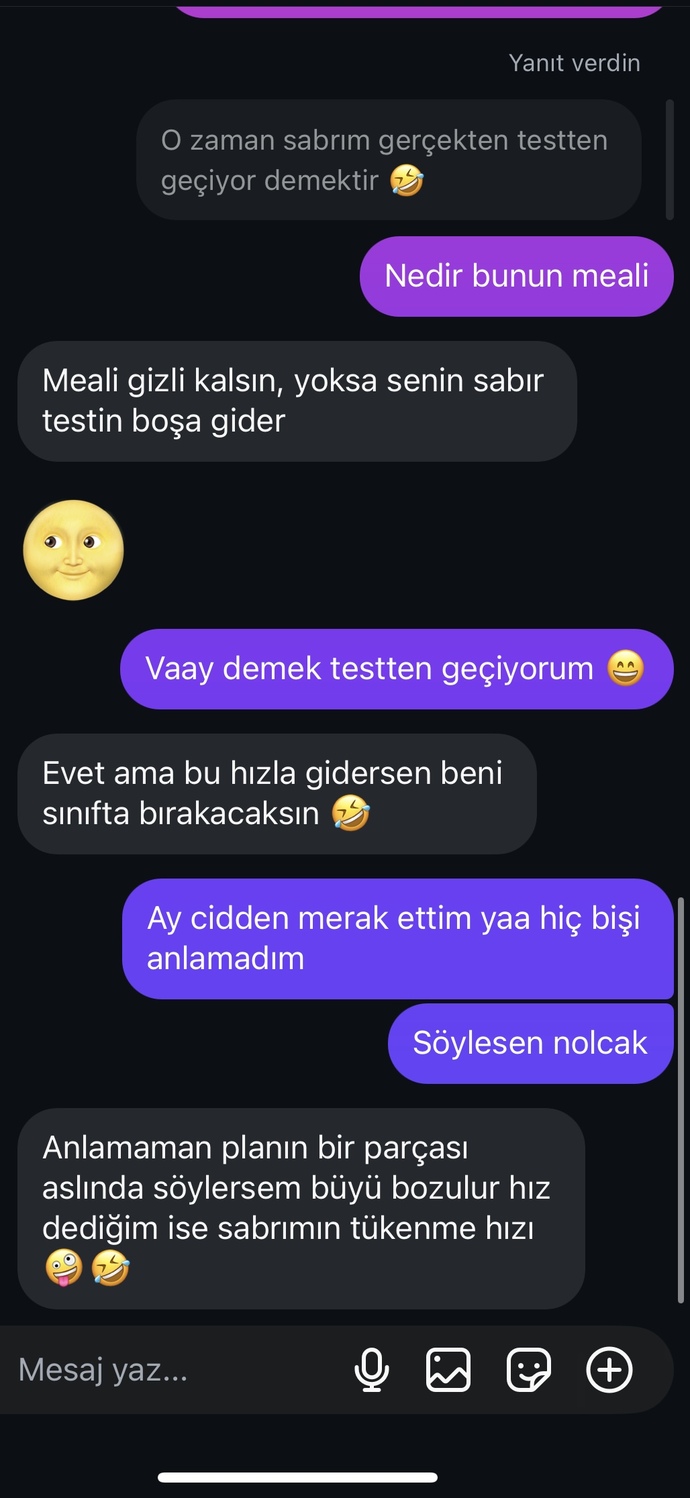 Ne demek istedi anlamadım?