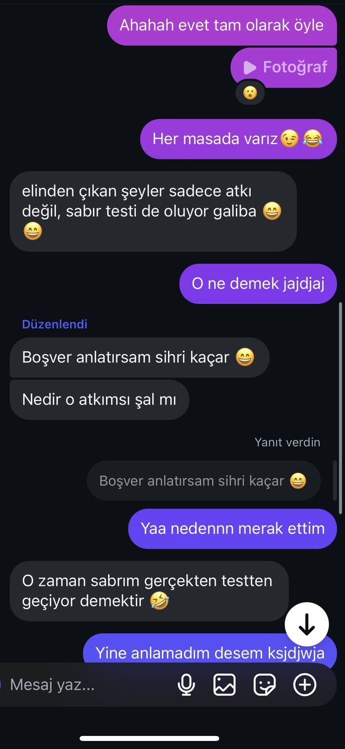 Ne demek istedi anlamadım?