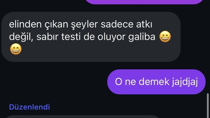 Ne demek istedi anlamadım?