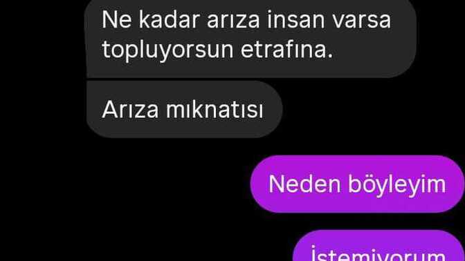 Tüm negatiflikleri belaları kaosları çektiğinizi düşünüyor musunuz?