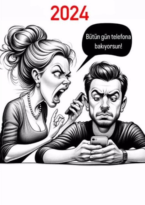 Yok canım ne telefona bakması..