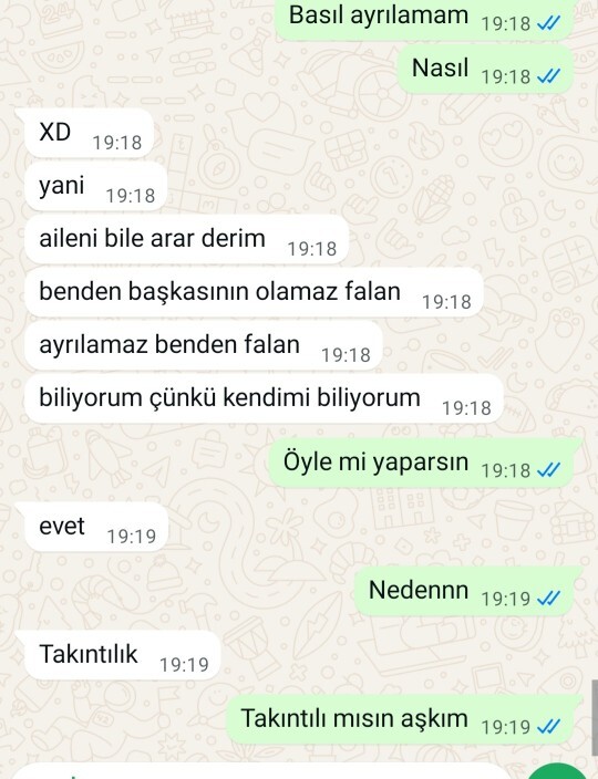 Sevgilim beni takıntı yapmış ne yapmalıyım?