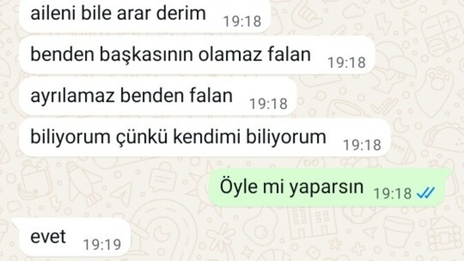 Sevgilim beni takıntı yapmış ne yapmalıyım?