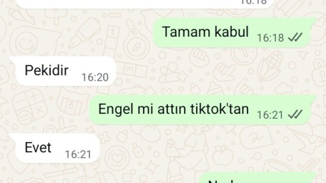 15 gündür yazıştığım kız, buluşma isteyince her yerden engelledi haklı mı haksız mı?