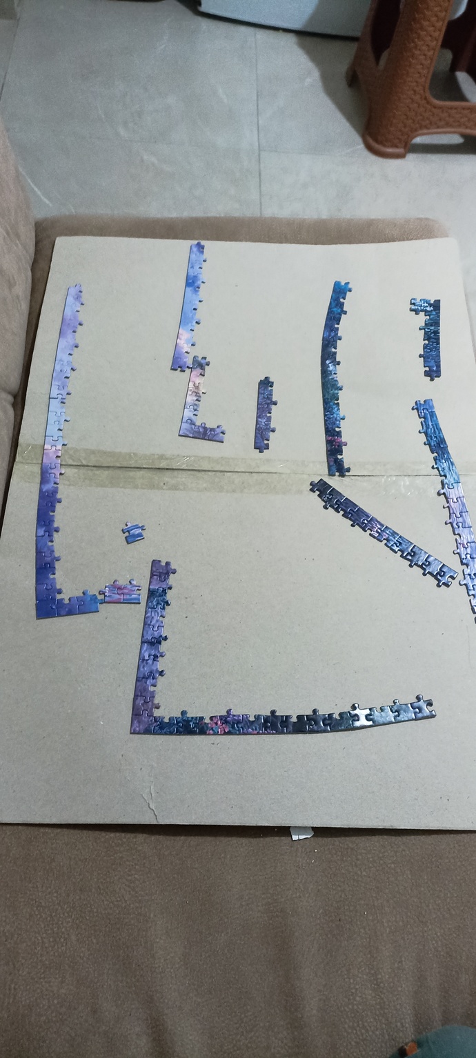 Kutusu kaybolan bir puzzle ve parçaları kaybolmuş?