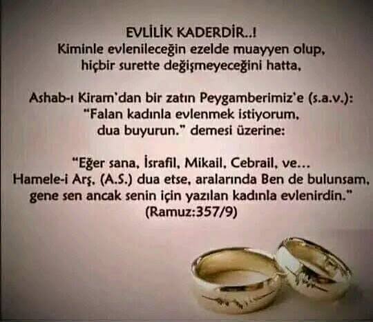 Birisiyle evlenmek için çok dua etsek?
