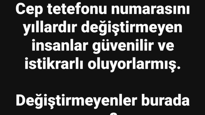 Cep telefonu numaranızı kaç kez değiştirdiniz?
