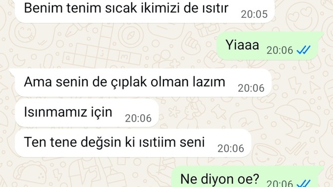 Bu adamın amacı cinsellik mi?