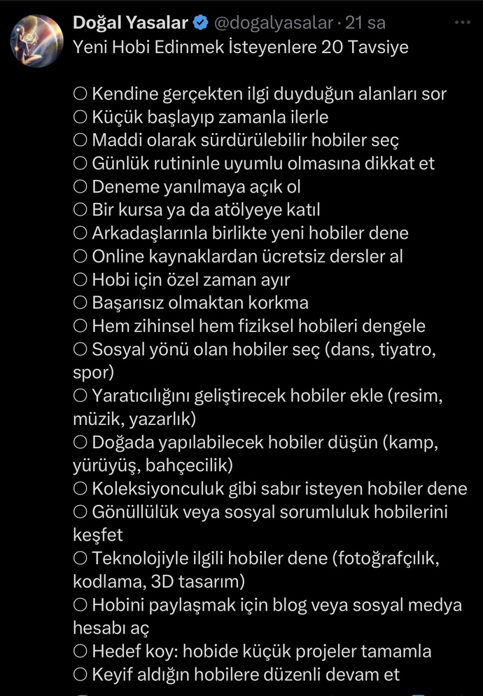 Hangi uğraşlarınıza ne kadar vakit ayırabiliyorsunuz?