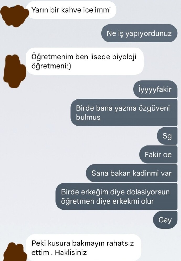 Ay çokmu kırıcı oldum acaba?