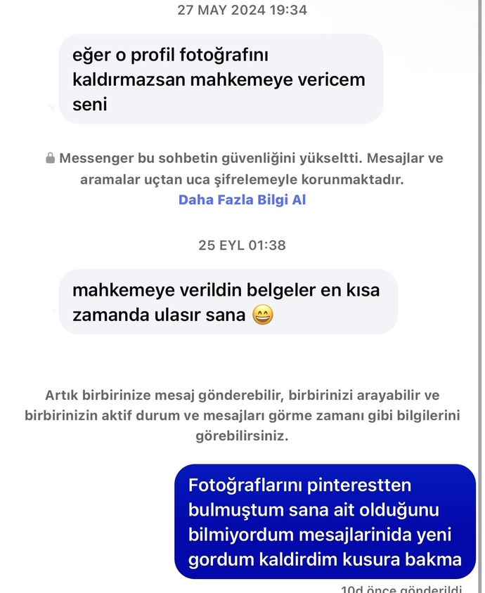 Arkadaslae sizce mahkemeye verilmismiyimdir?