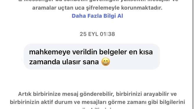 Arkadaslae sizce mahkemeye verilmismiyimdir?