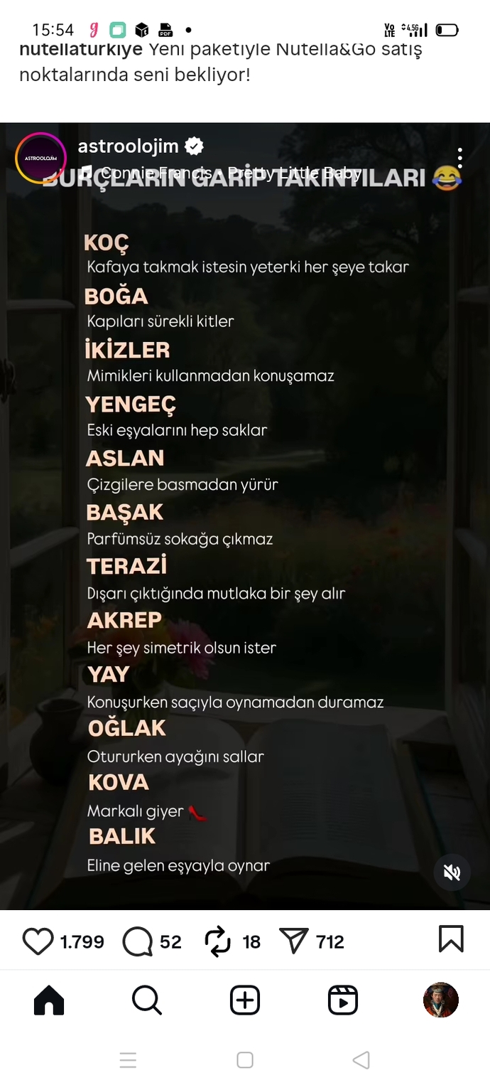 Burcunuza göre takıntınız nedir?