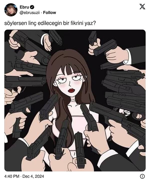 Linç edileceğiniz bir bilgi verin?