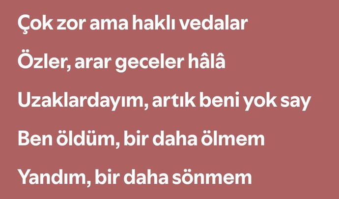 “Çok zor ama haklı vedalar” dediniz mi?