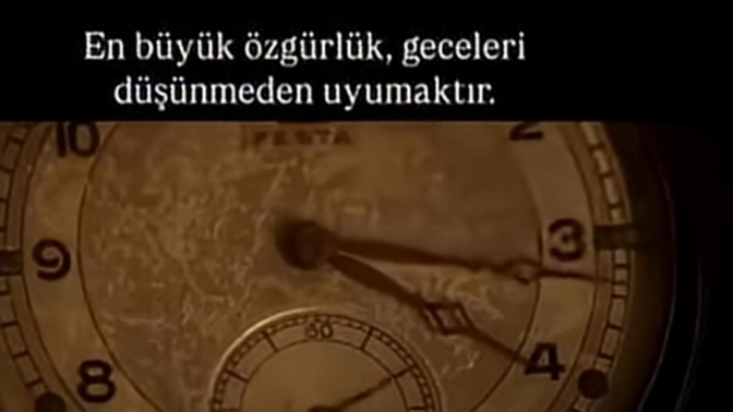 Düşünmeden uyumak en büyük özgürlükmüş... Peki siz geceleri düşünmeden uyuyabiliyor musunuz?