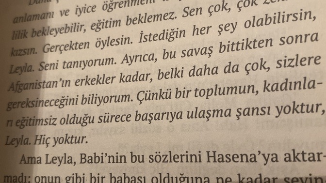 “Kadınları eğitimsiz olan bir toplum başarıya ulaşamaz” sözüne katılıyor musunuz?
