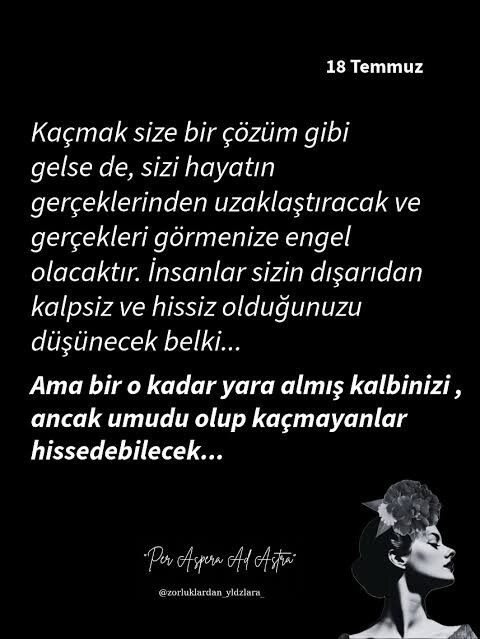 Hayatın gerçeklerinden kaçılabilir mi?