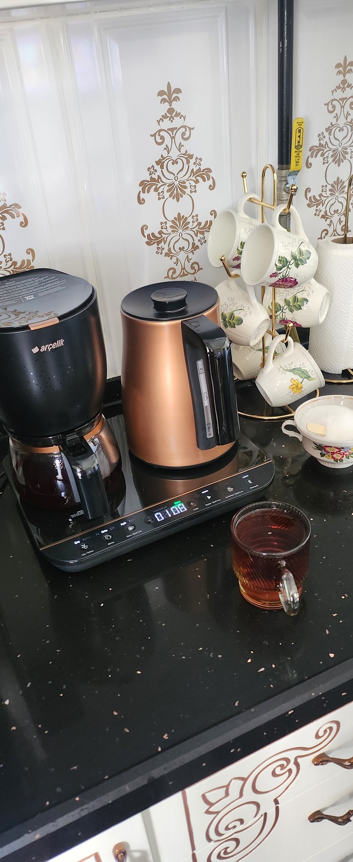Çay seviyor musunuz🥳 sabah sabah ilk defa çay yaptım kendime?