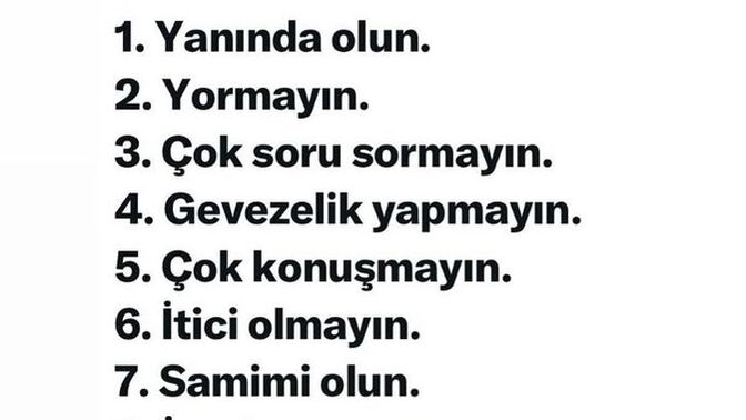 Karşı cinsten sizi soğutacak bir şey söyleyebilir misiniz?