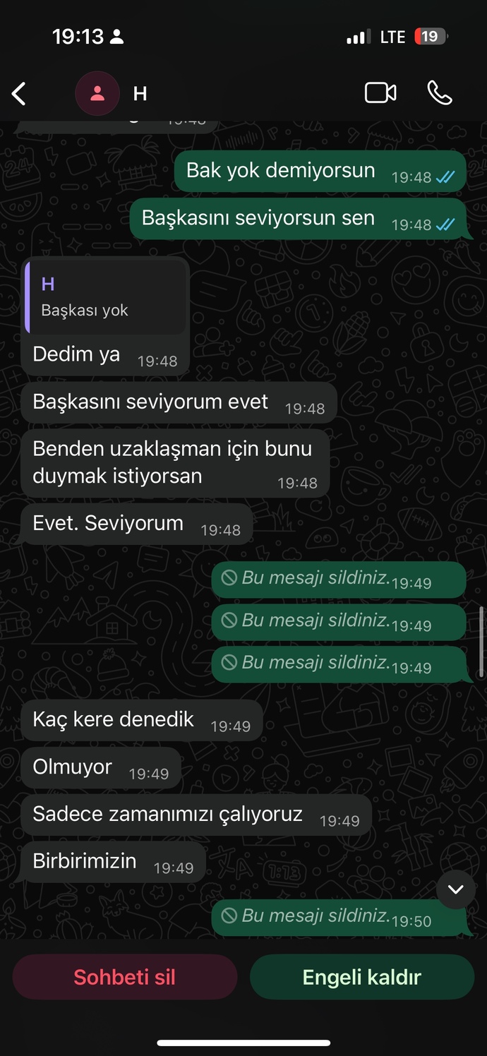Sizce eski sevgilim dönmez mi geri?