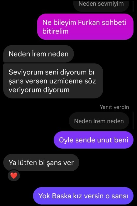 Eski sevgili soru?