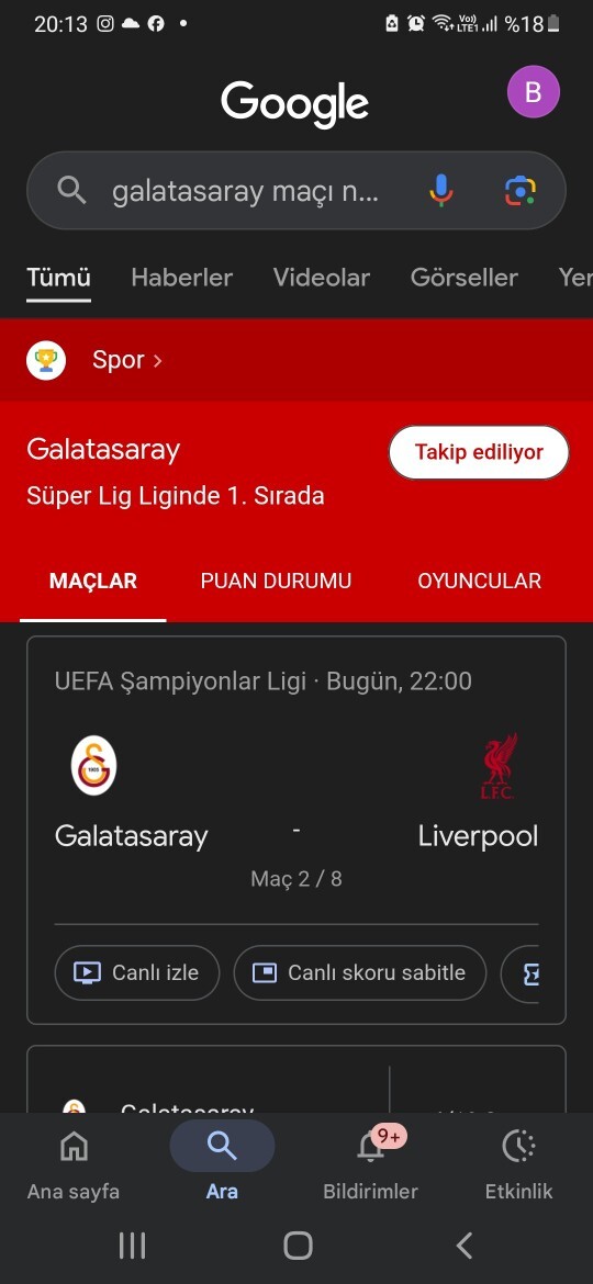 Galatasaray & Liverpool maçını sizce kim kazanır?