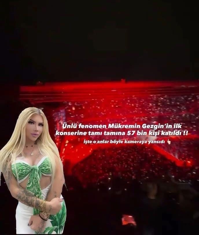 Ünlü fenomen mükremin gezginin konserine 57 bin kişi katıldı sizler katılır mıydınız?