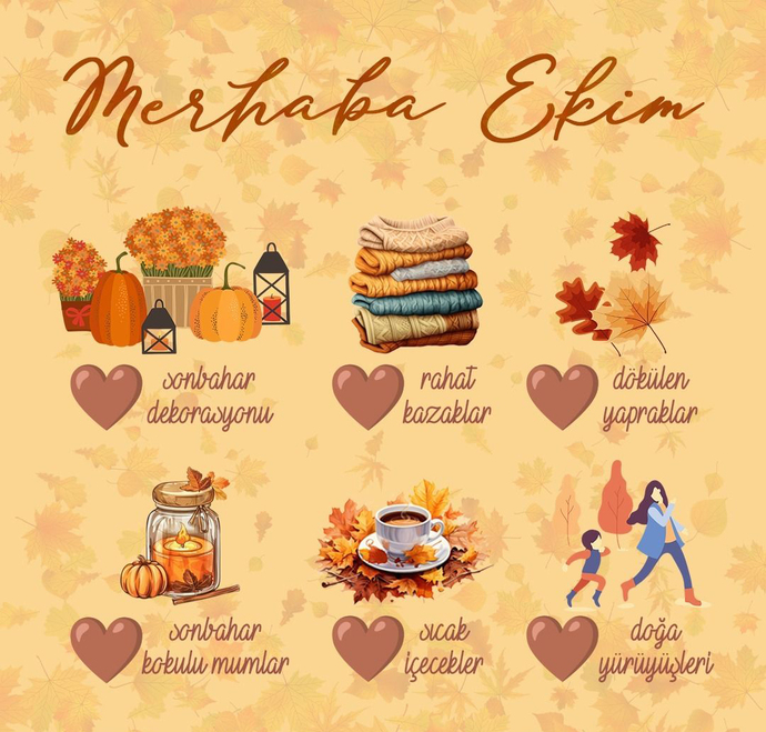 Ekim ayı sizde neyi çağrıştırıyor?