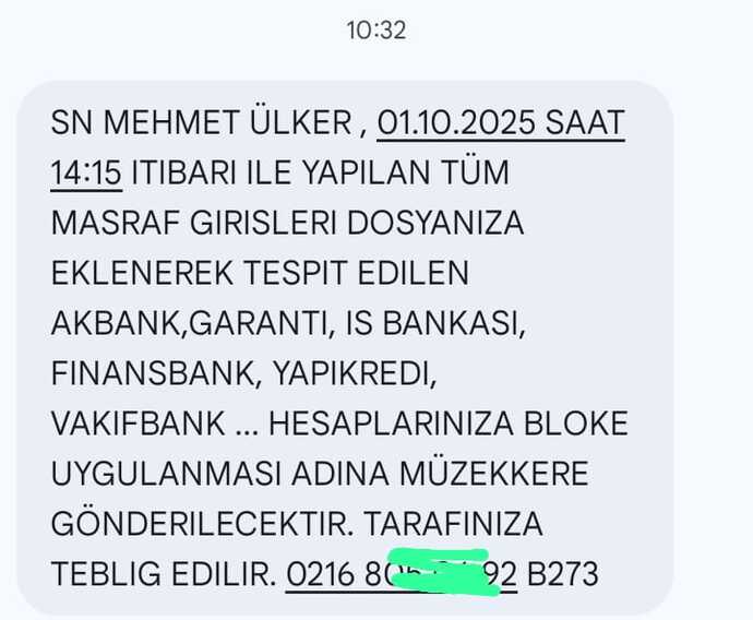 Bir Türk Telekom avukatı bu şekilde mesaj atabilir mi sizce isimdeki kişi benim 4 yıl önce vefat eden babam oluyor?