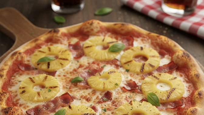 Daha önce hiç ananaslı Hawaii pizzası yediniz mi?