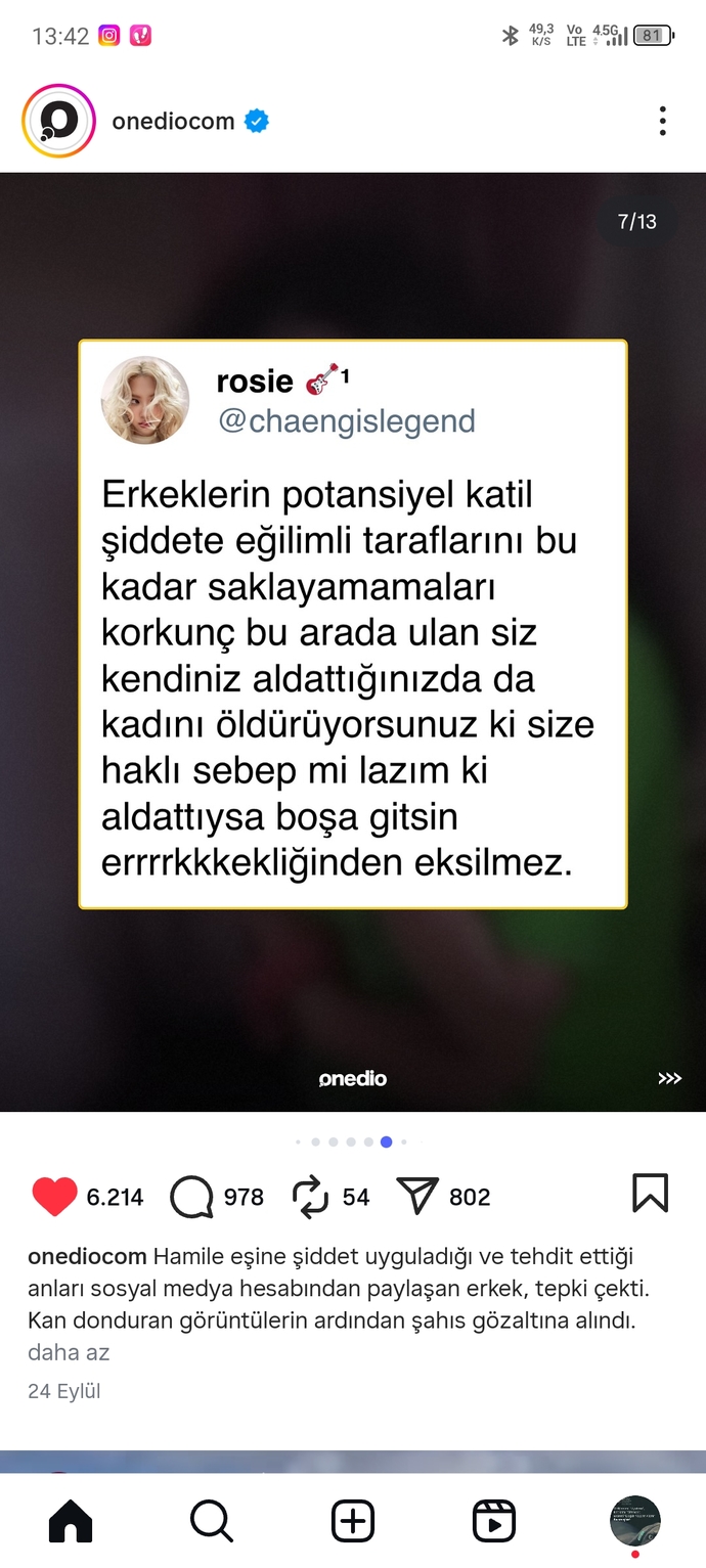 Erkekler dünyaya gelen en zehirli canlı türü değil mi?