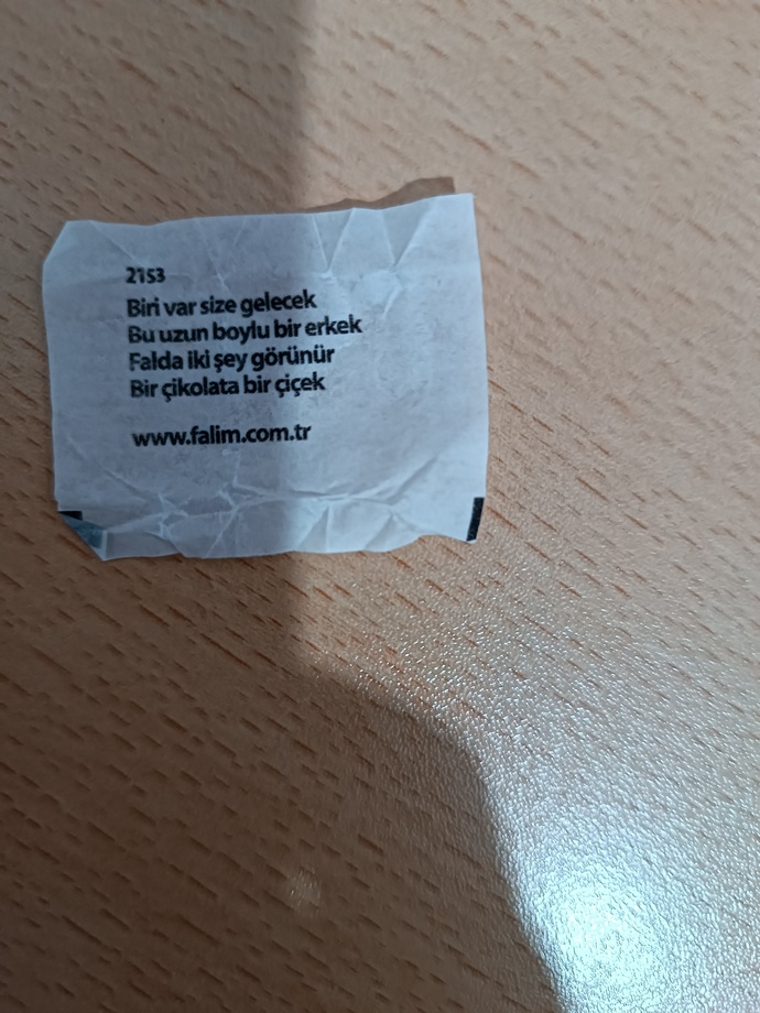 Sakız fallarina inaniyo musunuz?