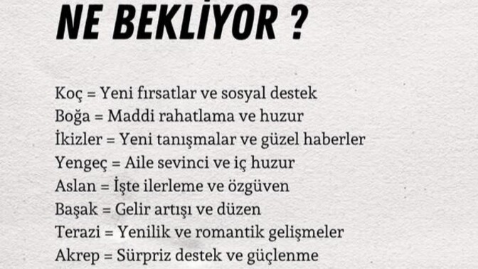 Burçları Ekim ayında ne bekliyor?