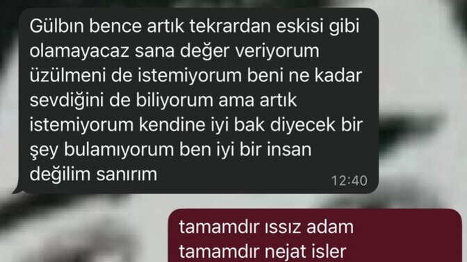 "Tamamdır ıssız adam" demek istediğiniz biri var mı?