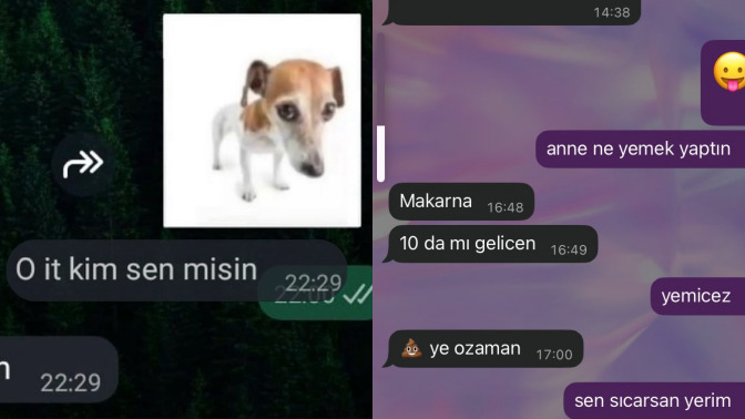 Anneniz veya babanızla geçen mistik WhatsApp konuşmalarınız var mı?