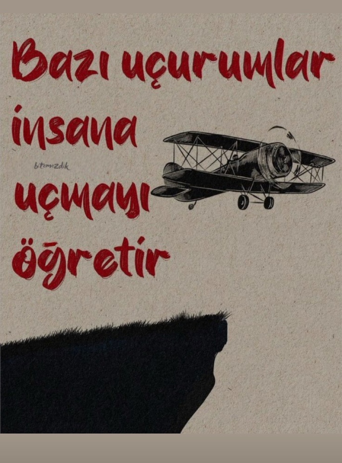 Uçurumun kenarında uçmaya mı hazırlanıyorsunuz , düşmeye mi?