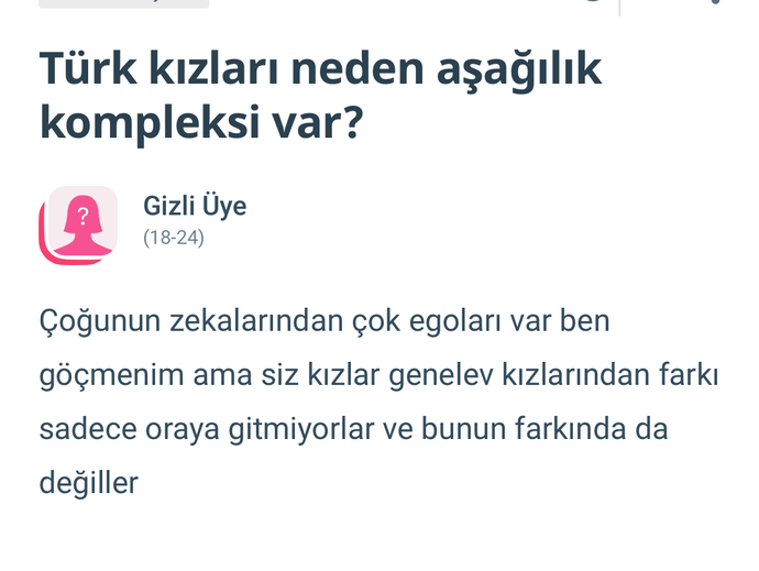 Böyle kişiler Türk kızlarıyla uğraşarak tüm ülkesinin kızlarından soğutmuş olduğunun farkında mı?